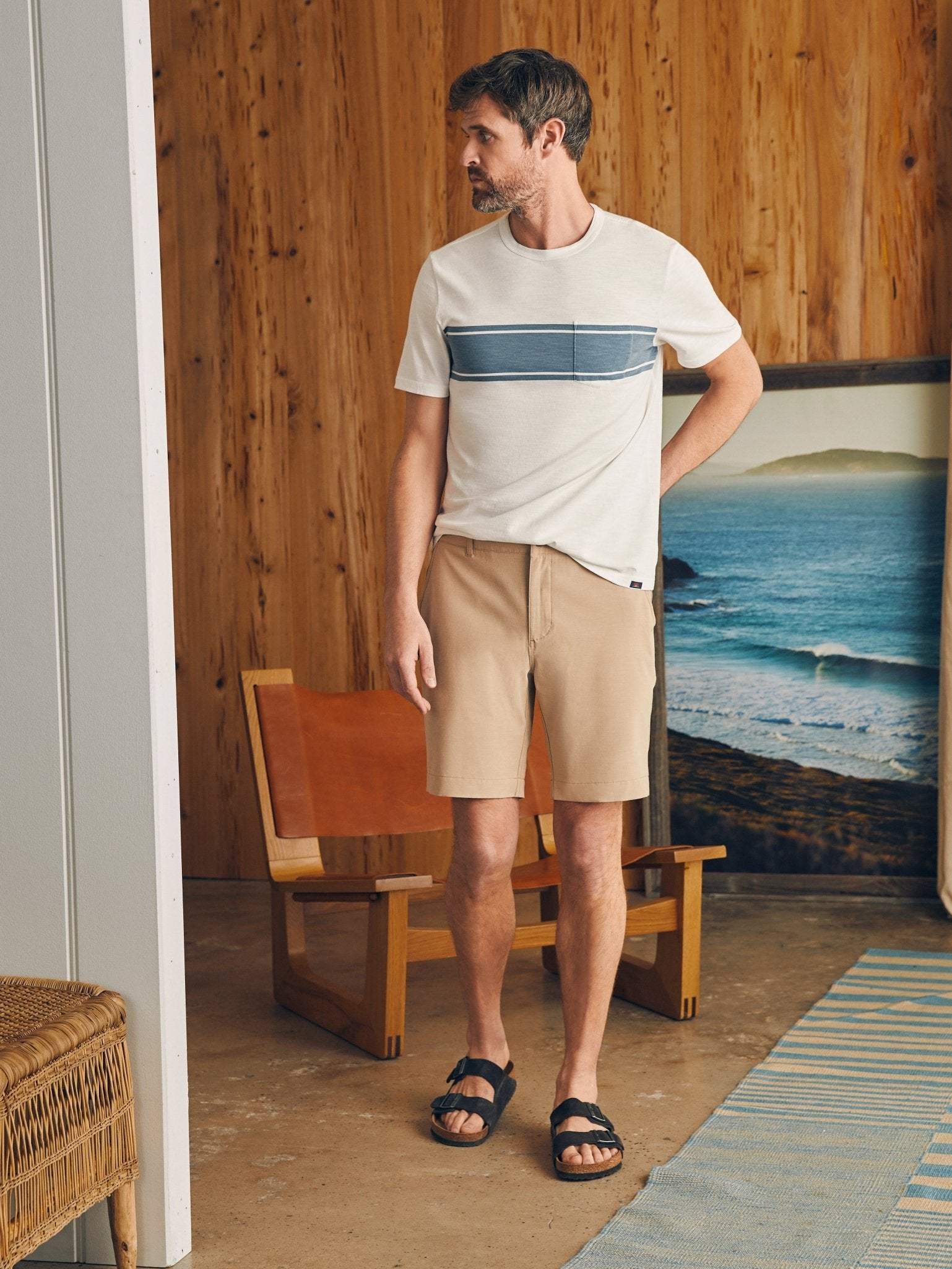 All Day Shorts (9" Inseam) - Khaki - Faherty Brand