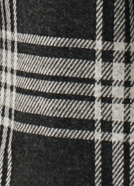 Charcoal Bone Plaid