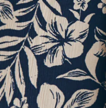 Navy Canopy Floral
