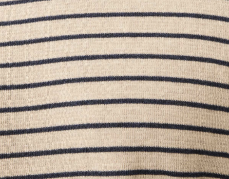 Oat Navy Stripe