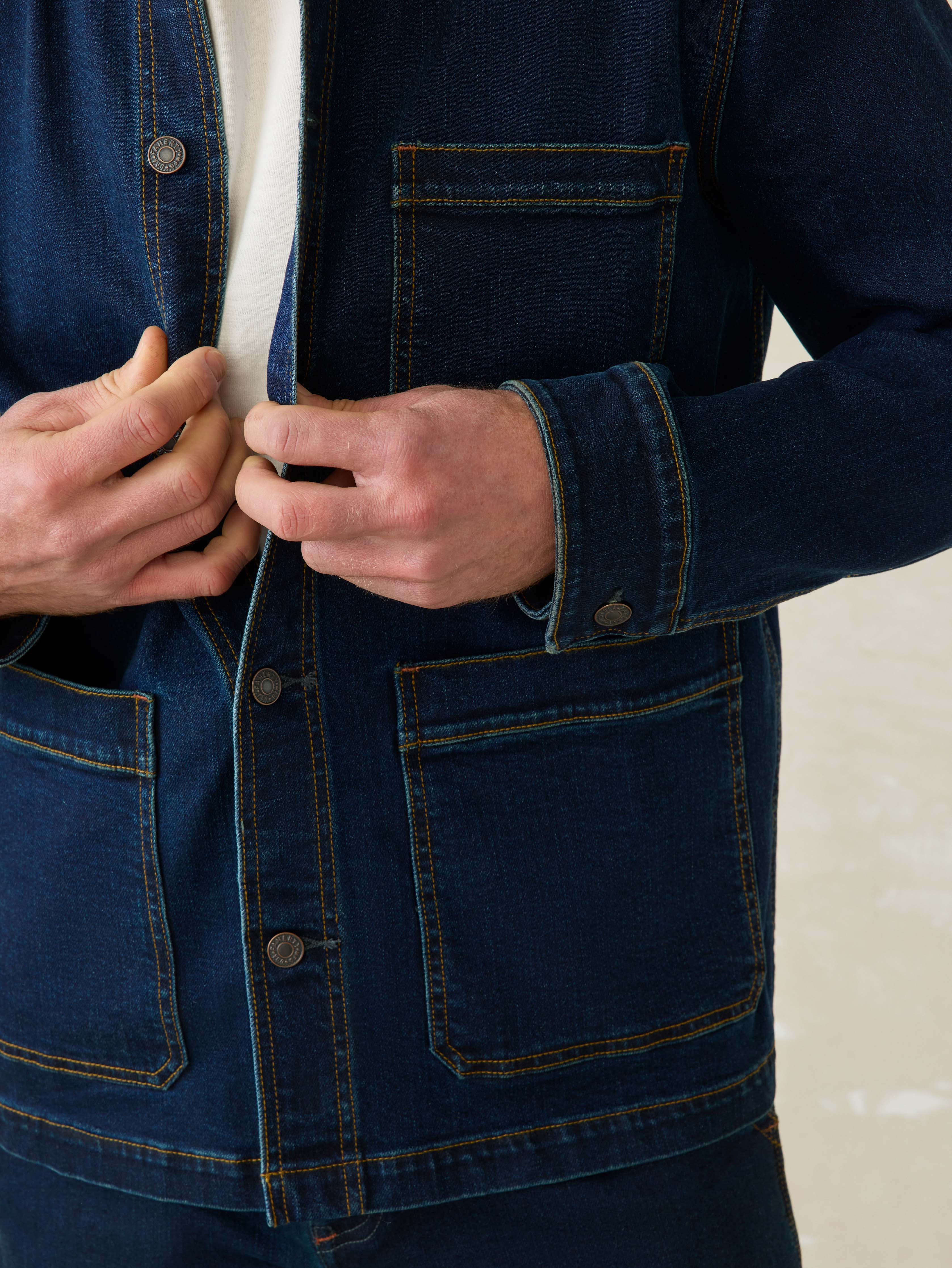 Denim Studio Jacket - Shoreblue Wash