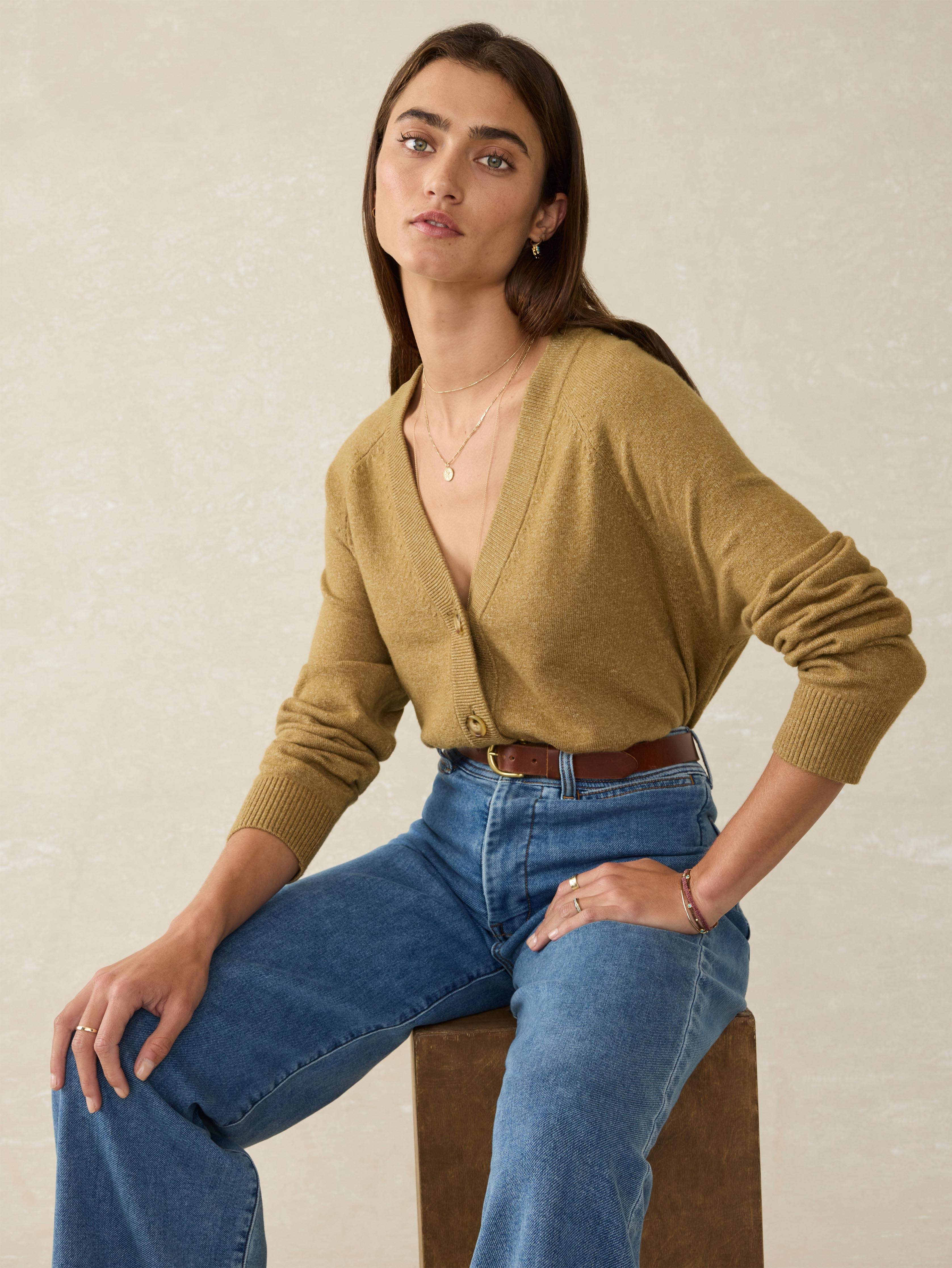 Jackson Cardigan - Antique Bronze Heather