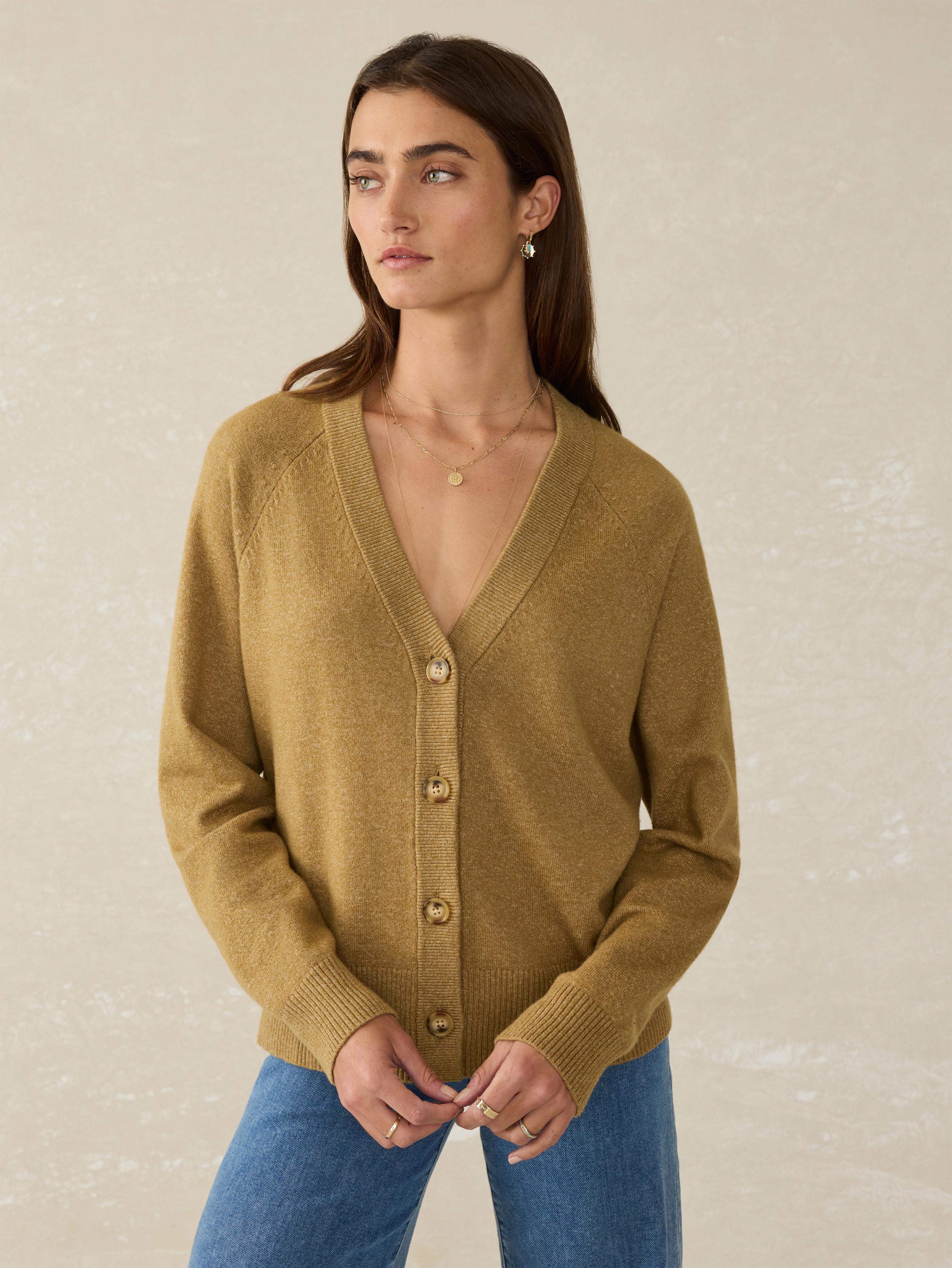 Jackson Cardigan - Antique Bronze Heather