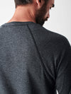 Long-Sleeve Newport Cloud Henley (Tall) - Charcoal