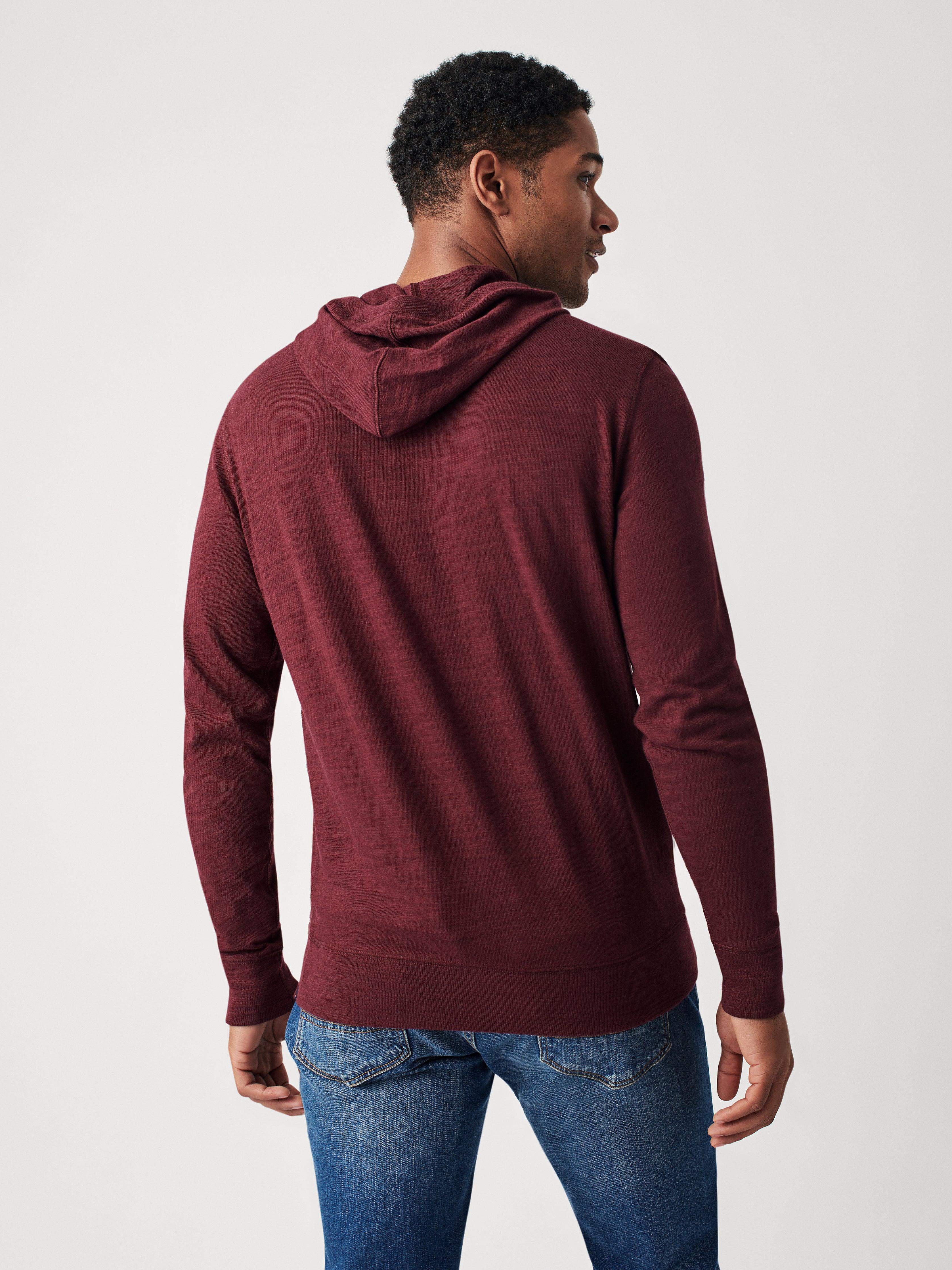 Sunwashed Slub Hoodie - Vineyard Wine