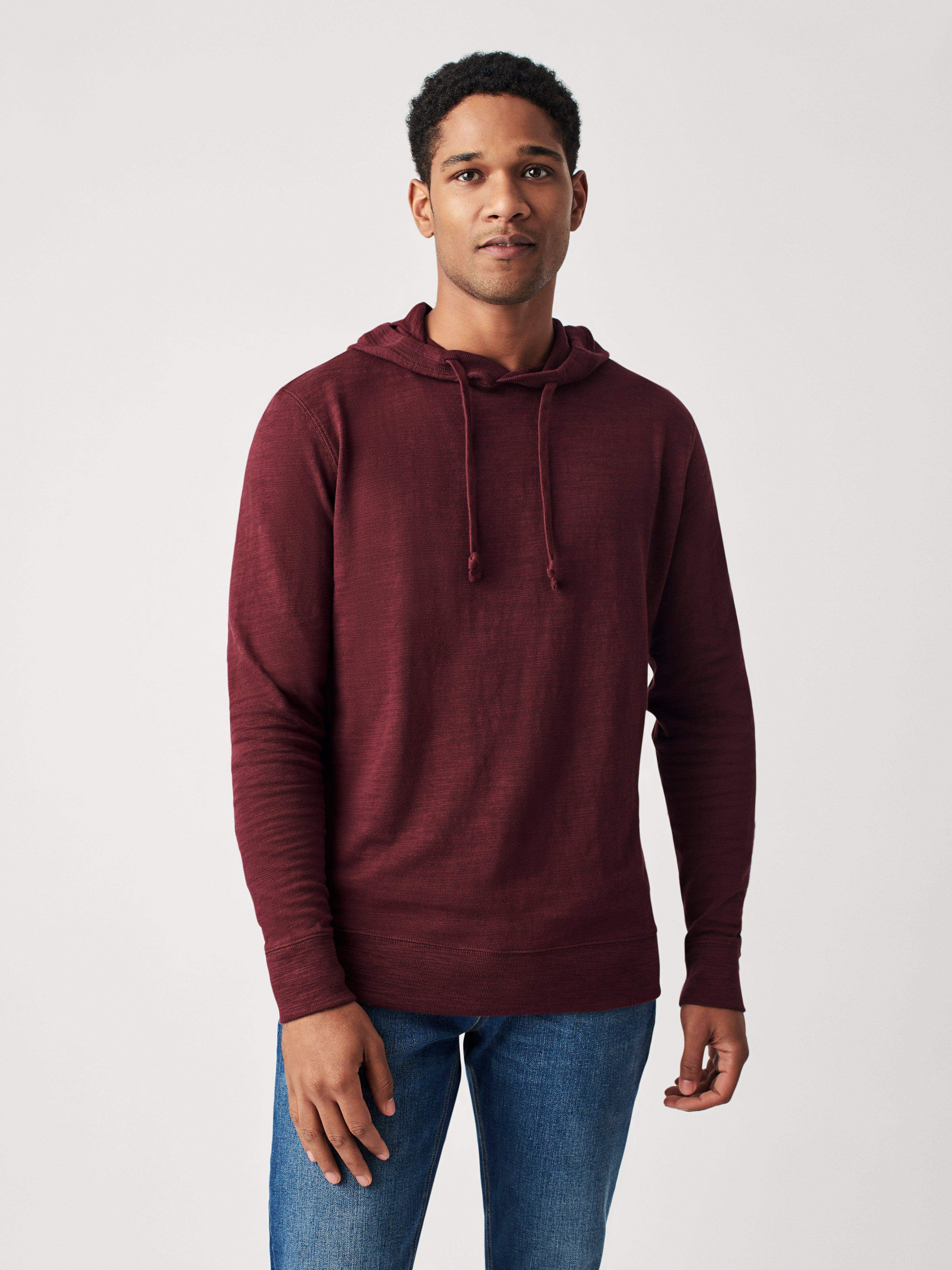 Sunwashed Midweight Organic Hoodie - Vineyard Wine | Faherty Brand