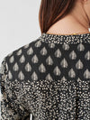 Adalyn Top - Leaf Batik Multi