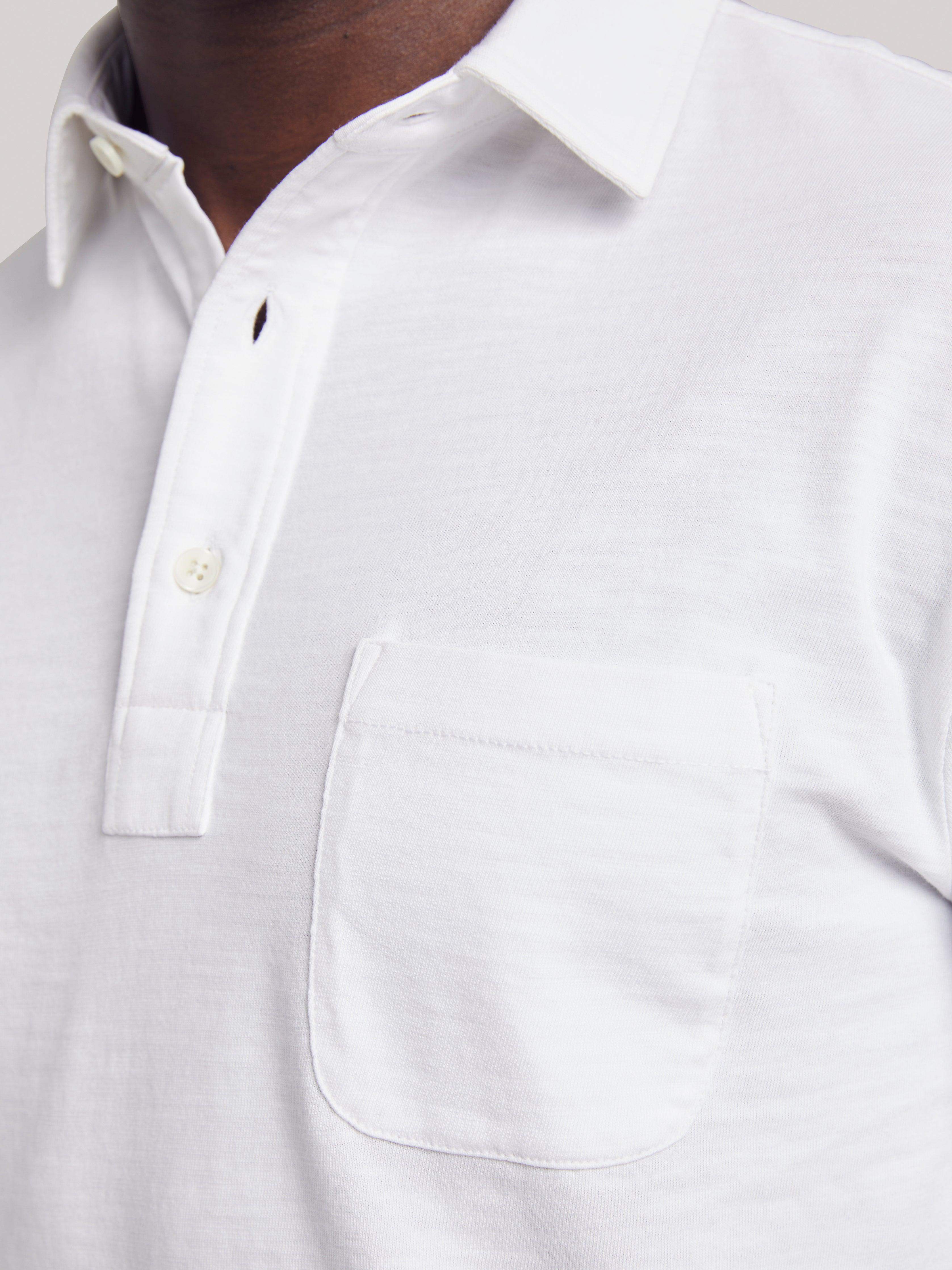 Sunwashed Polo Shirt - White