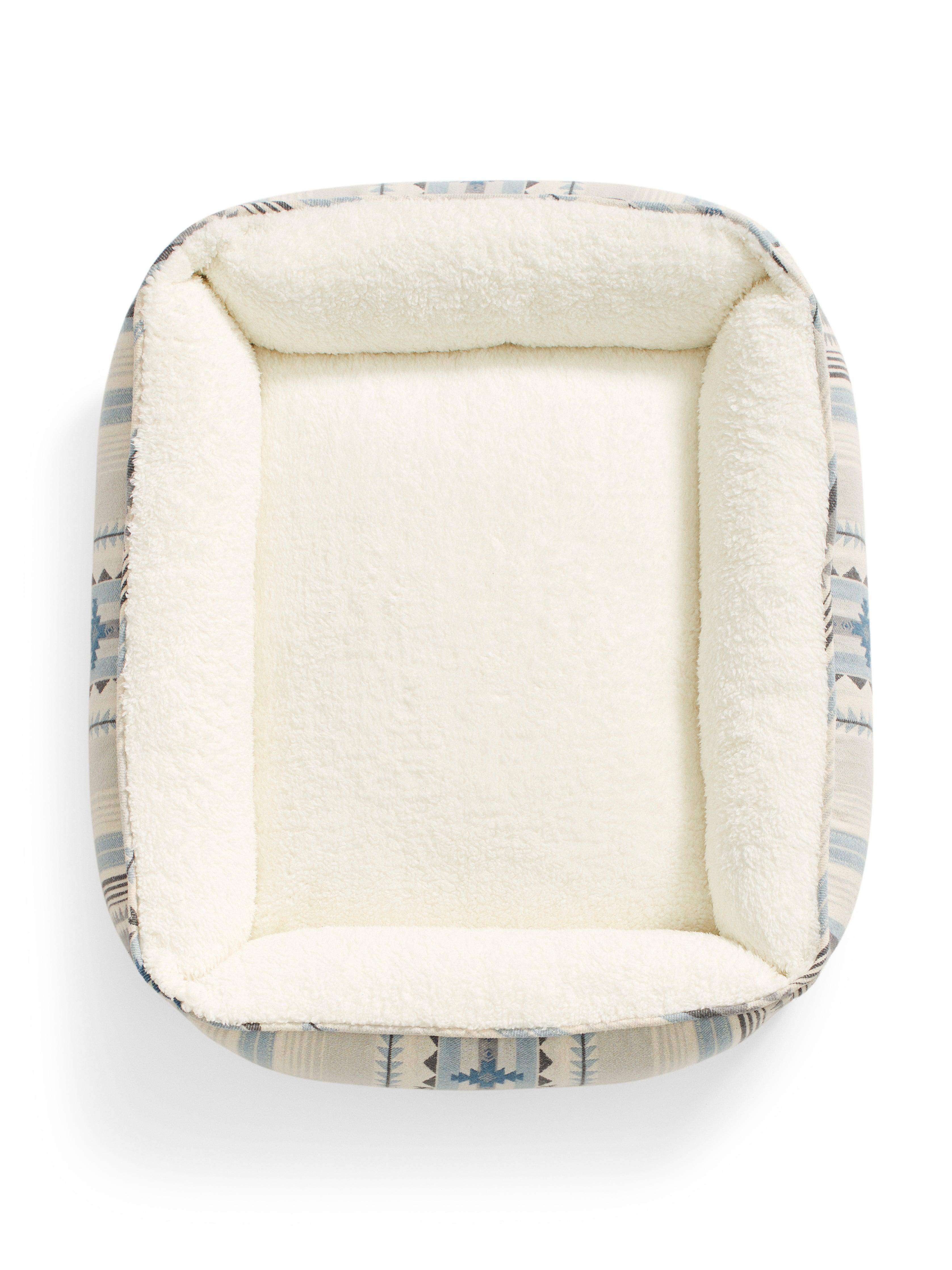 Doug Good Feather Dog Bed (Medium) - Glacier Sky