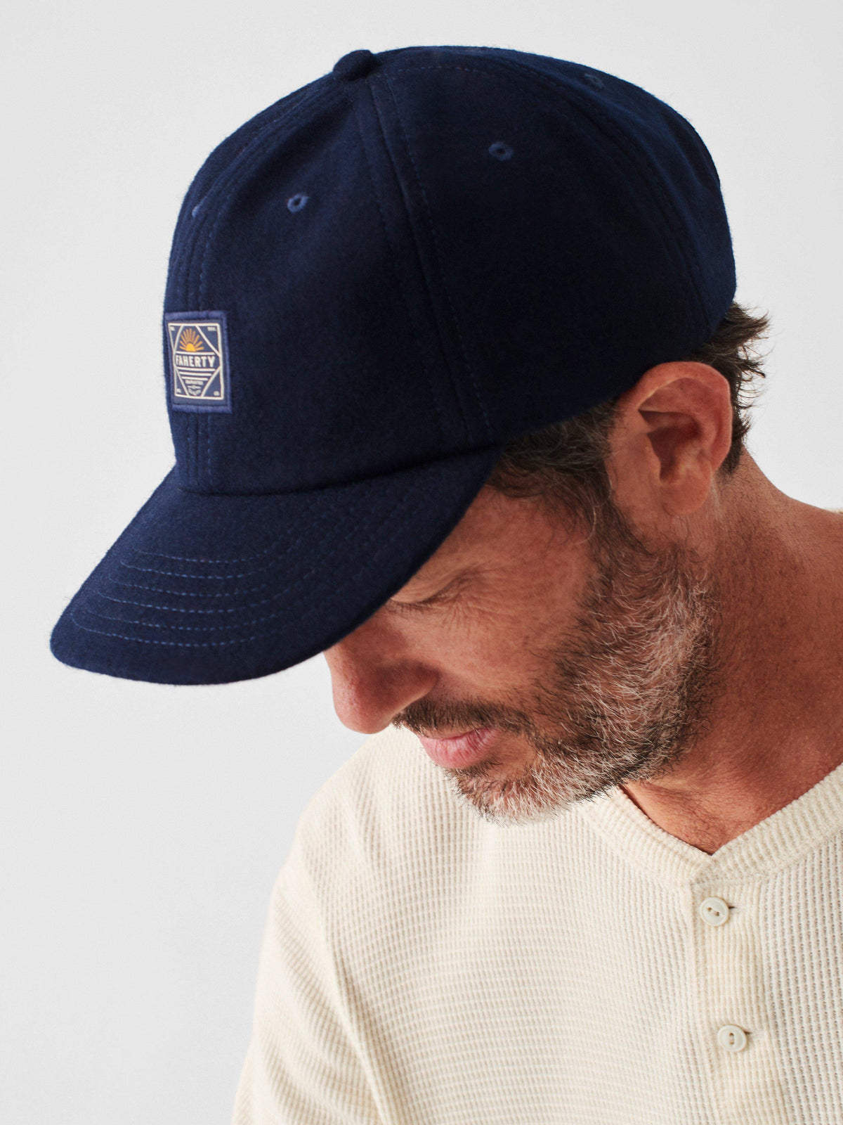 Wool Baseball Hat - Navy Heather, image 2 of 4