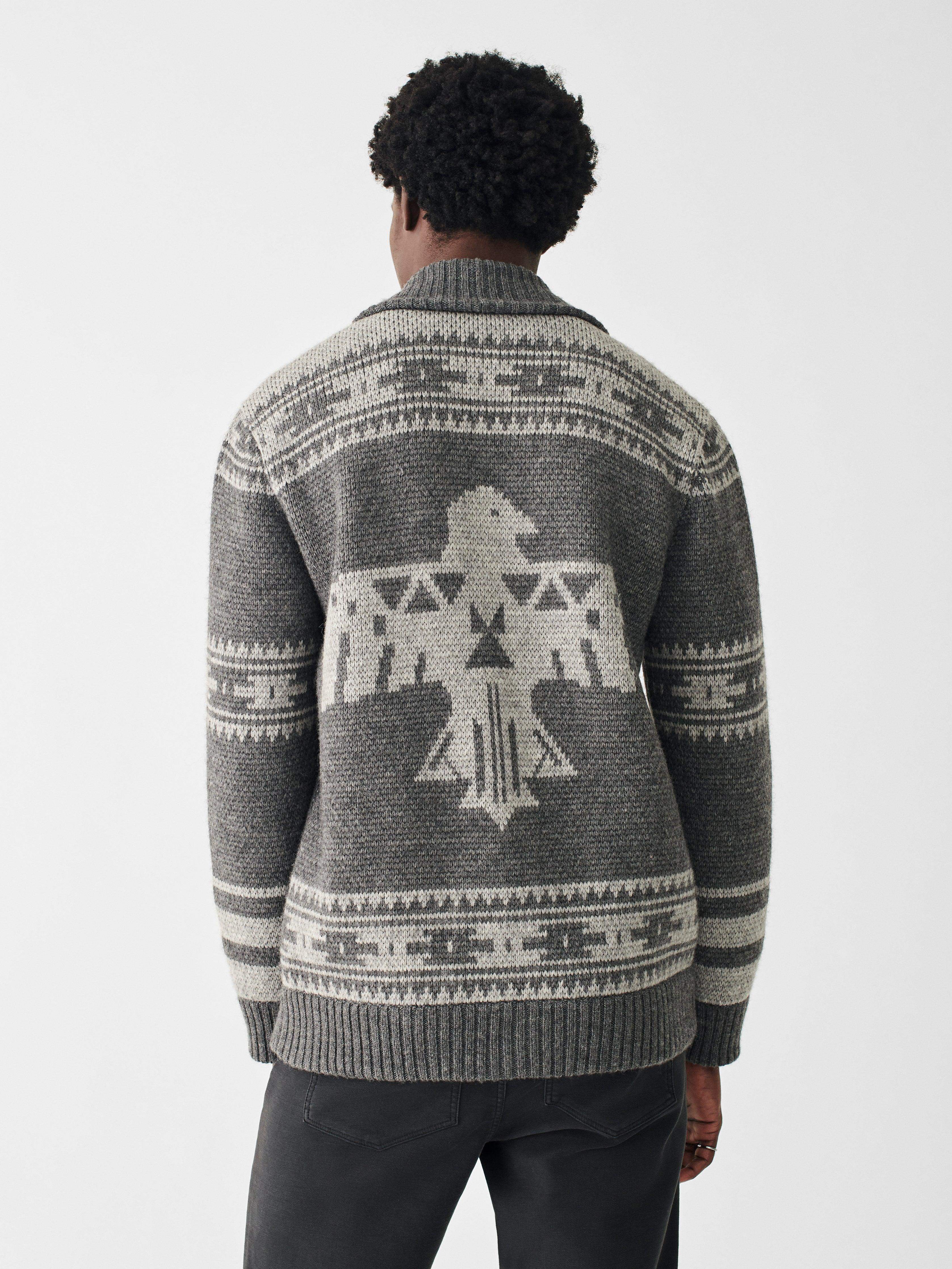 Steven Paul Judd Thunderbird Cardigan - Charcoal Grey