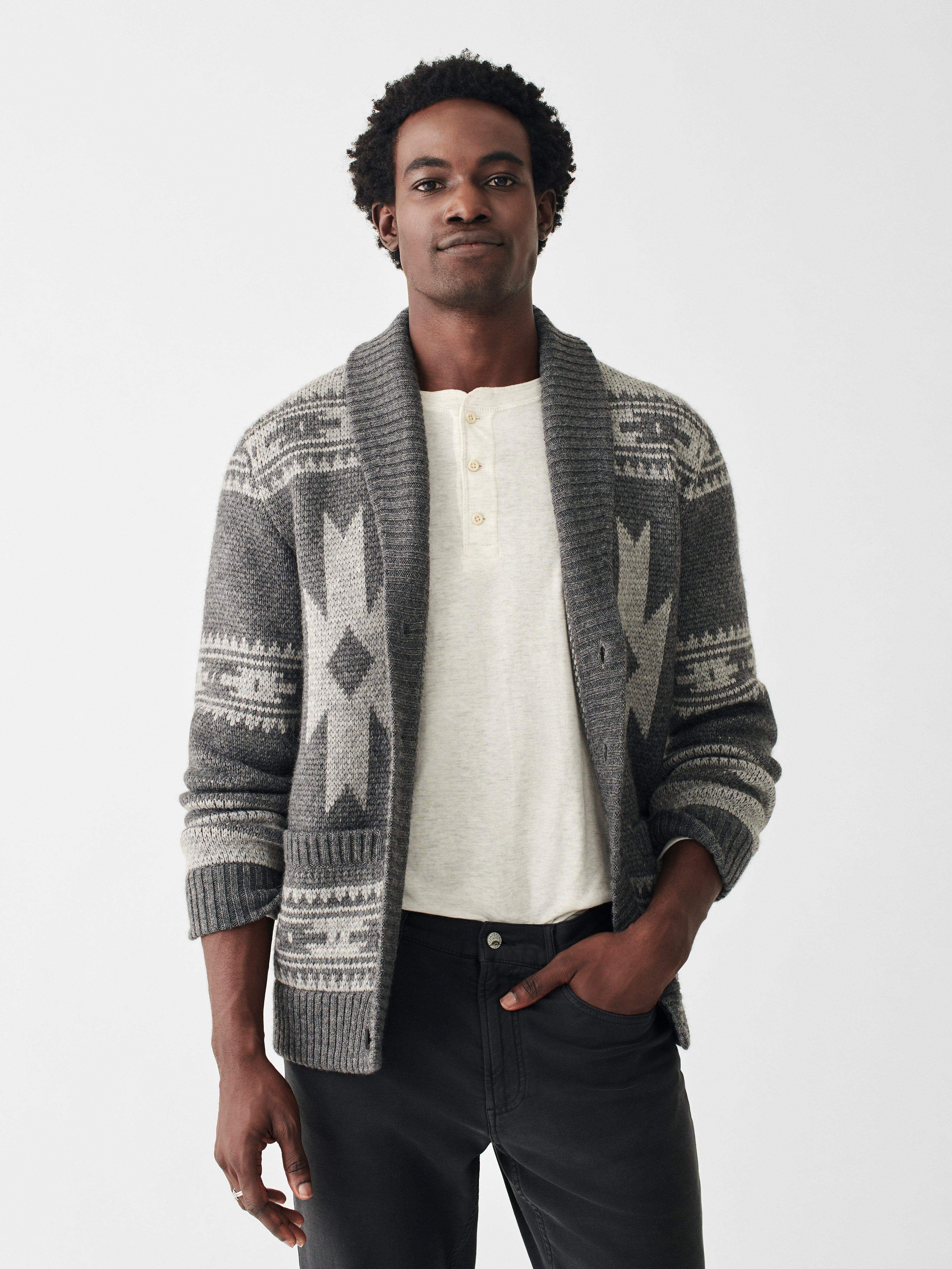 Steven Paul Judd Thunderbird Cardigan - Charcoal Grey