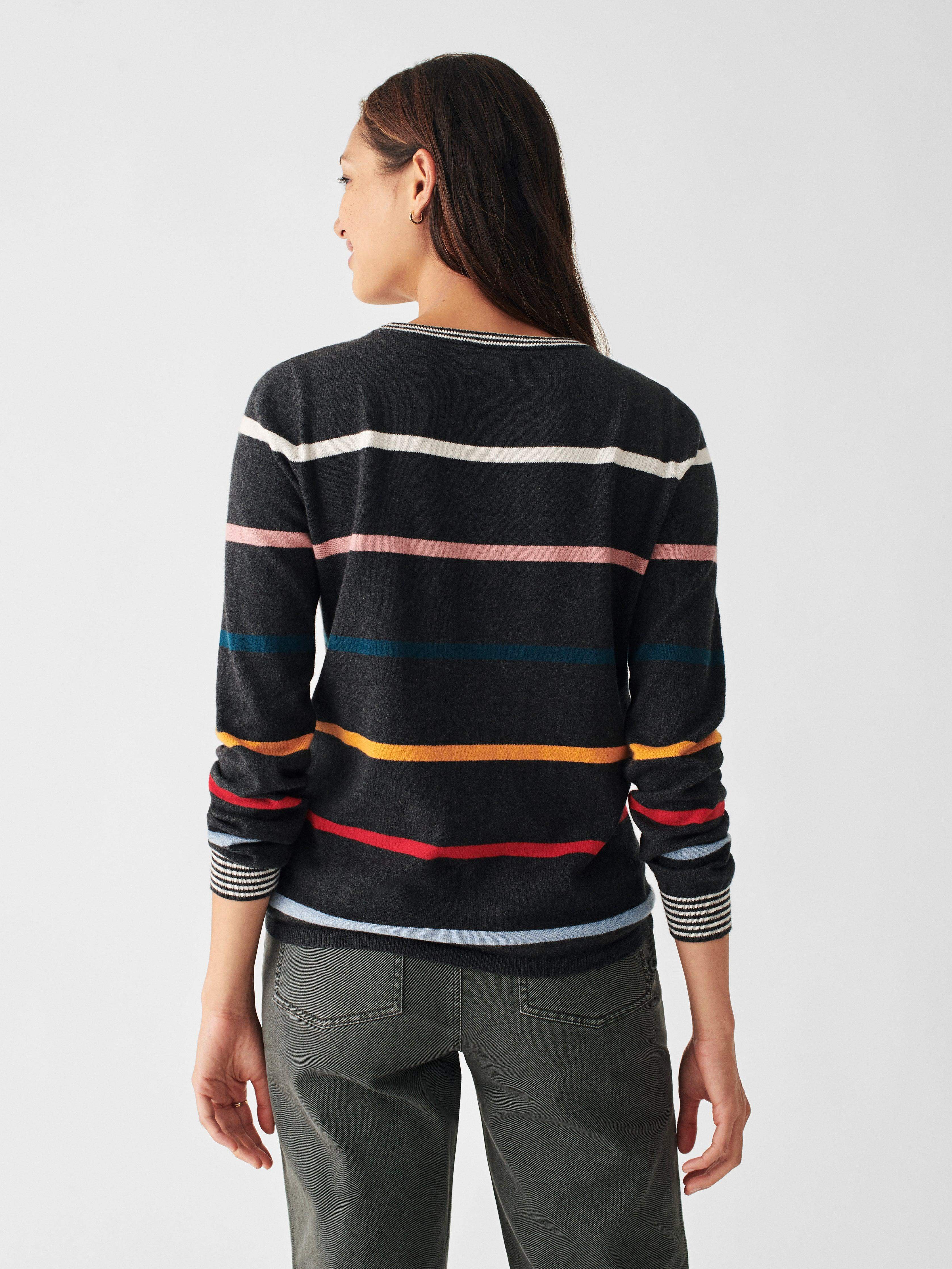 Surf Sweater - Multi Ski Stripe