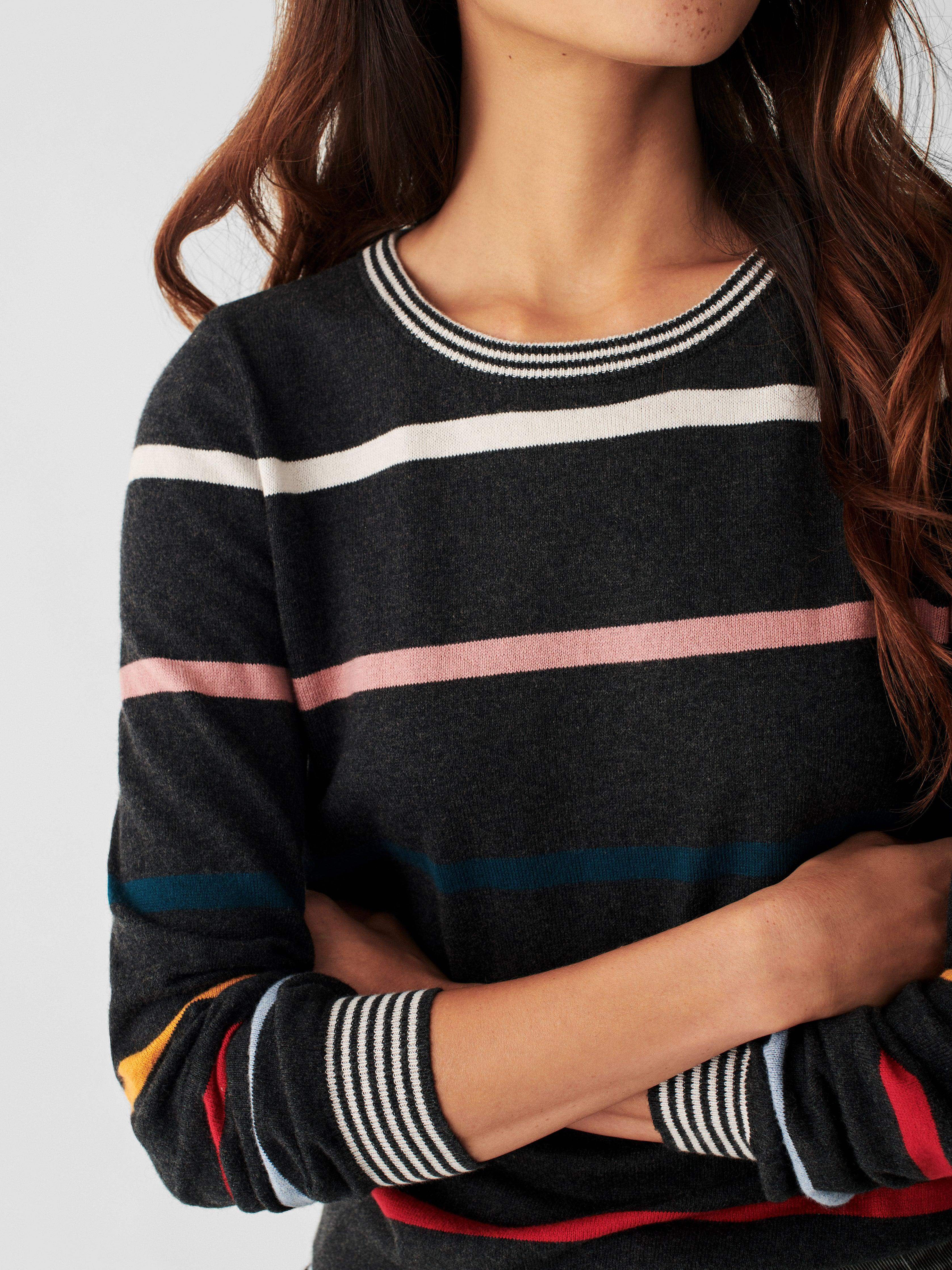 Surf Sweater - Multi Ski Stripe