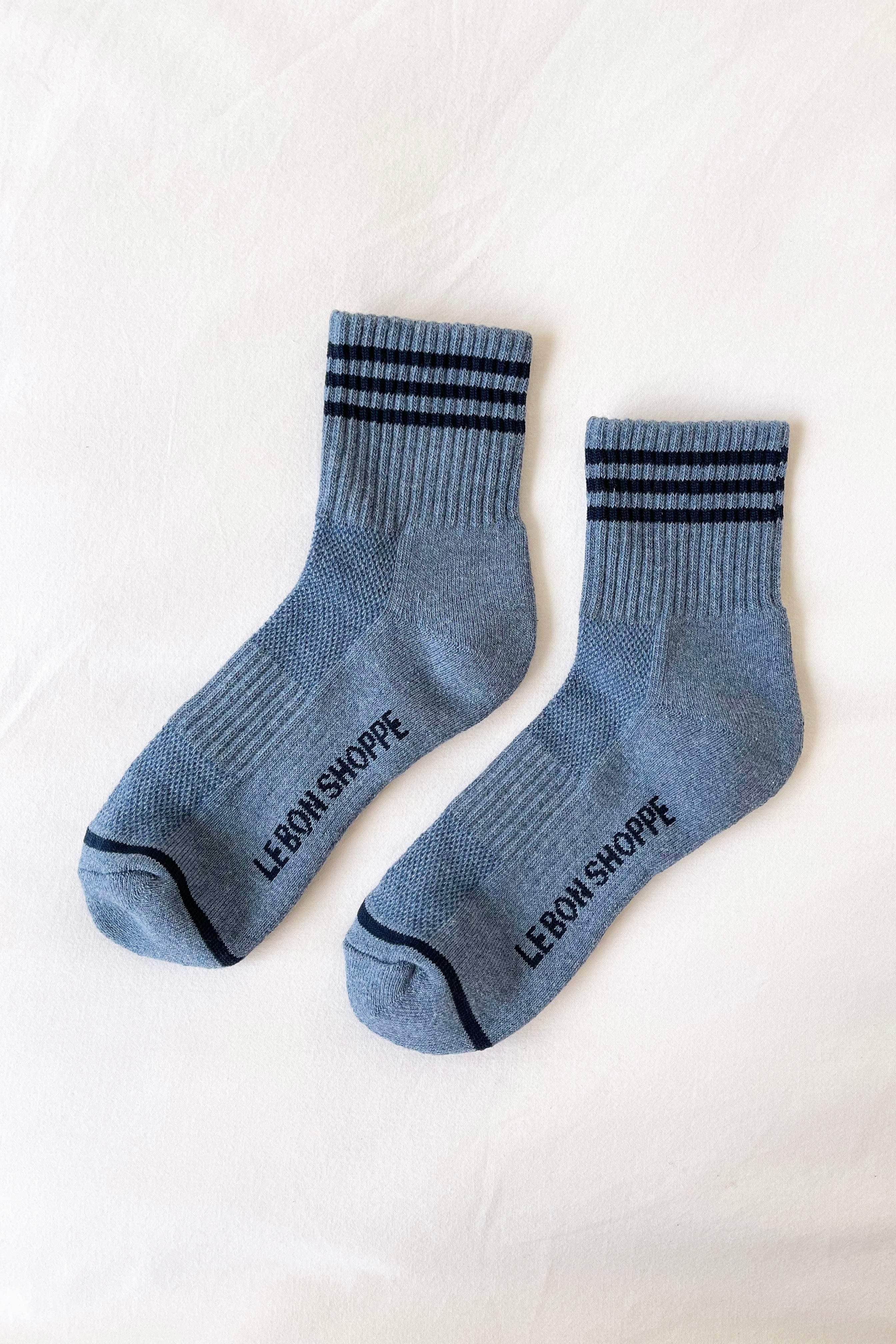 Le Bon Shoppe Girlfriend Socks - Indigo