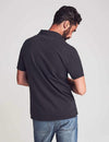 Sunwashed T-Shirt Polo - Washed Black