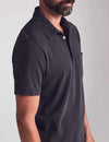 Sunwashed T-Shirt Polo - Washed Black