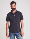 Sunwashed T-Shirt Polo - Washed Black