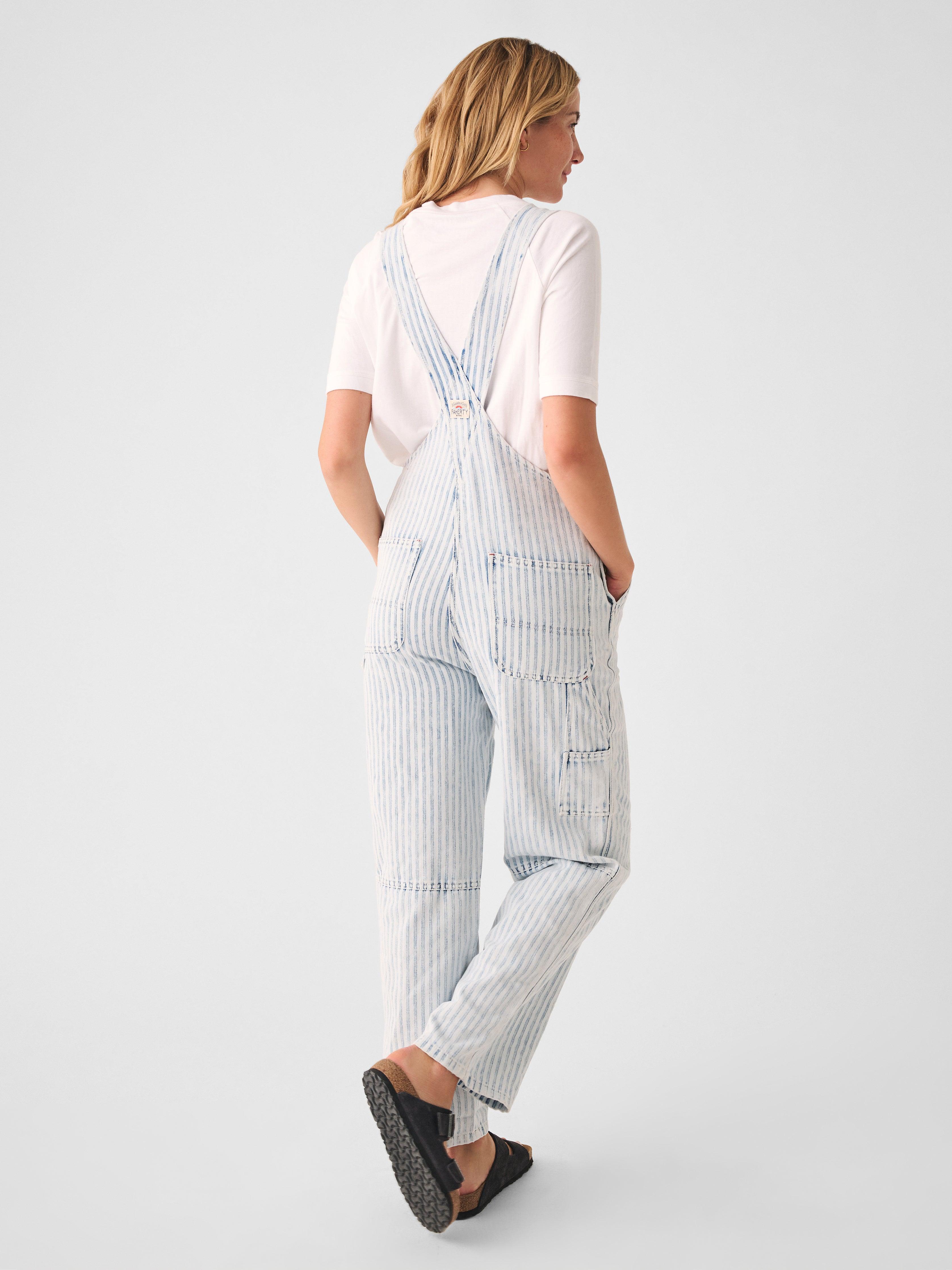 Topsail Classic Overall - Railroad Stripe