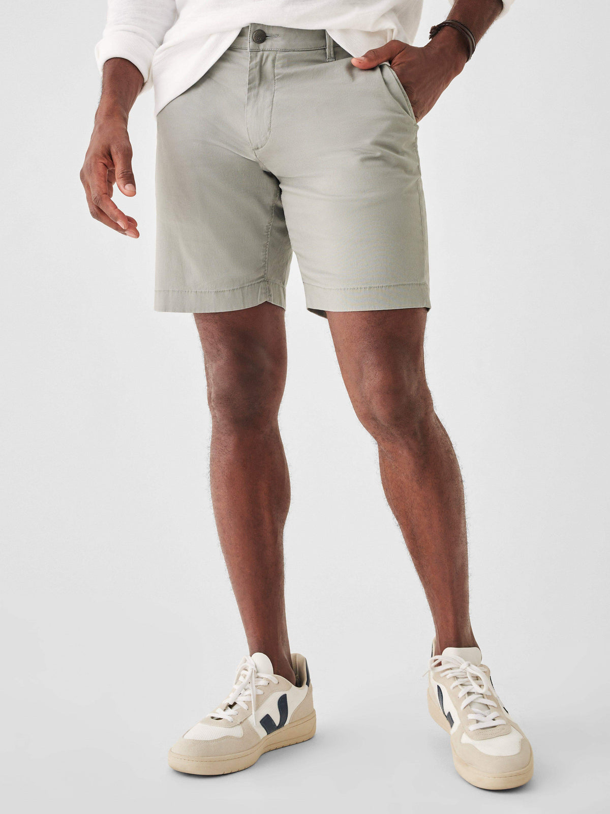 Island Life Short (8") - Fog Grey, image 1 of 5
