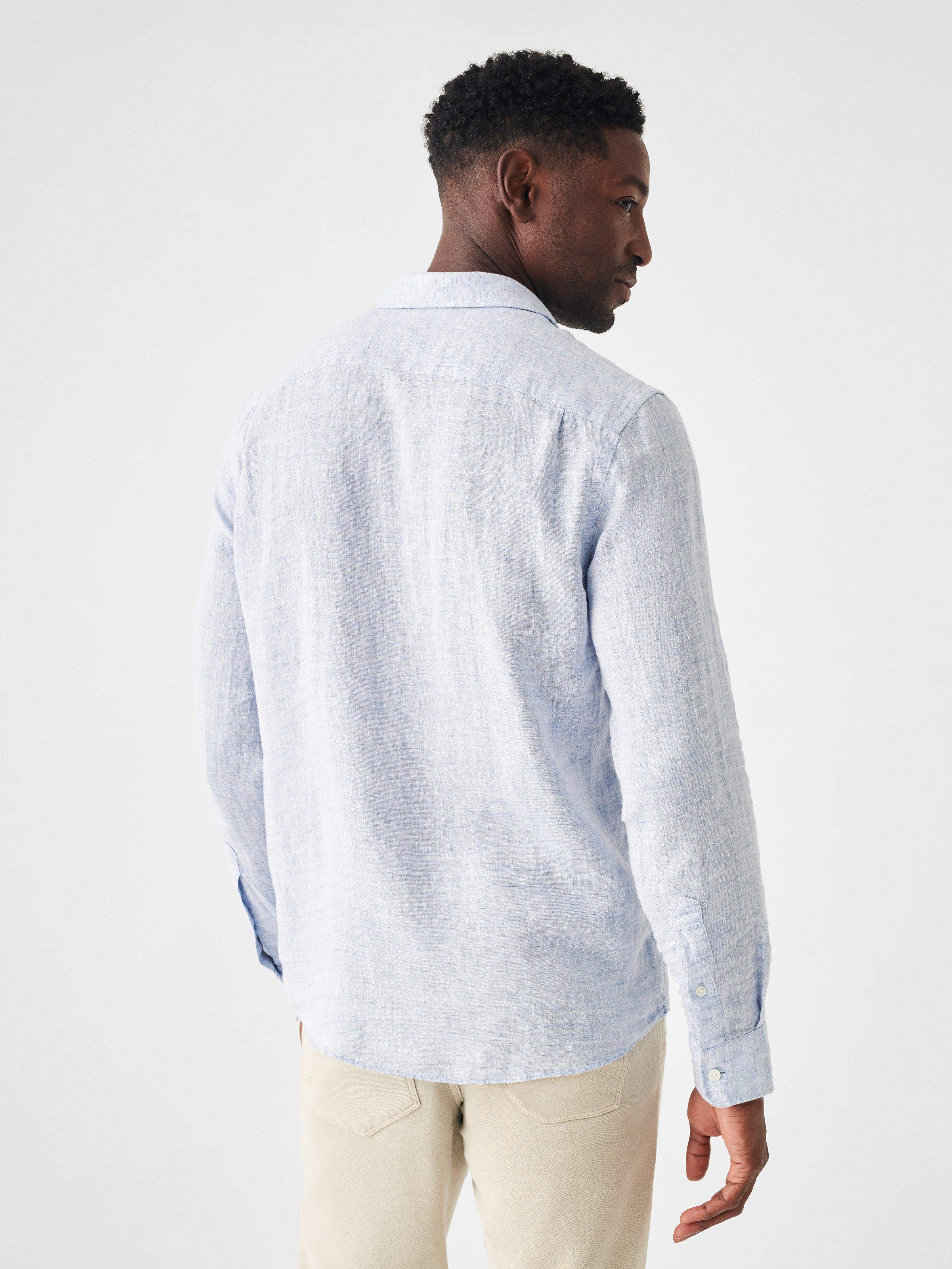 Laguna Linen Shirt - Light Blue Melange