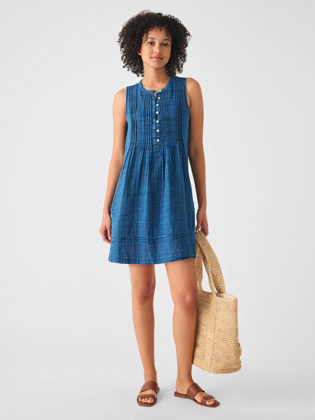knee length dresses for ladies Faherty | Isha Dress | Women's | Size: L main image 0