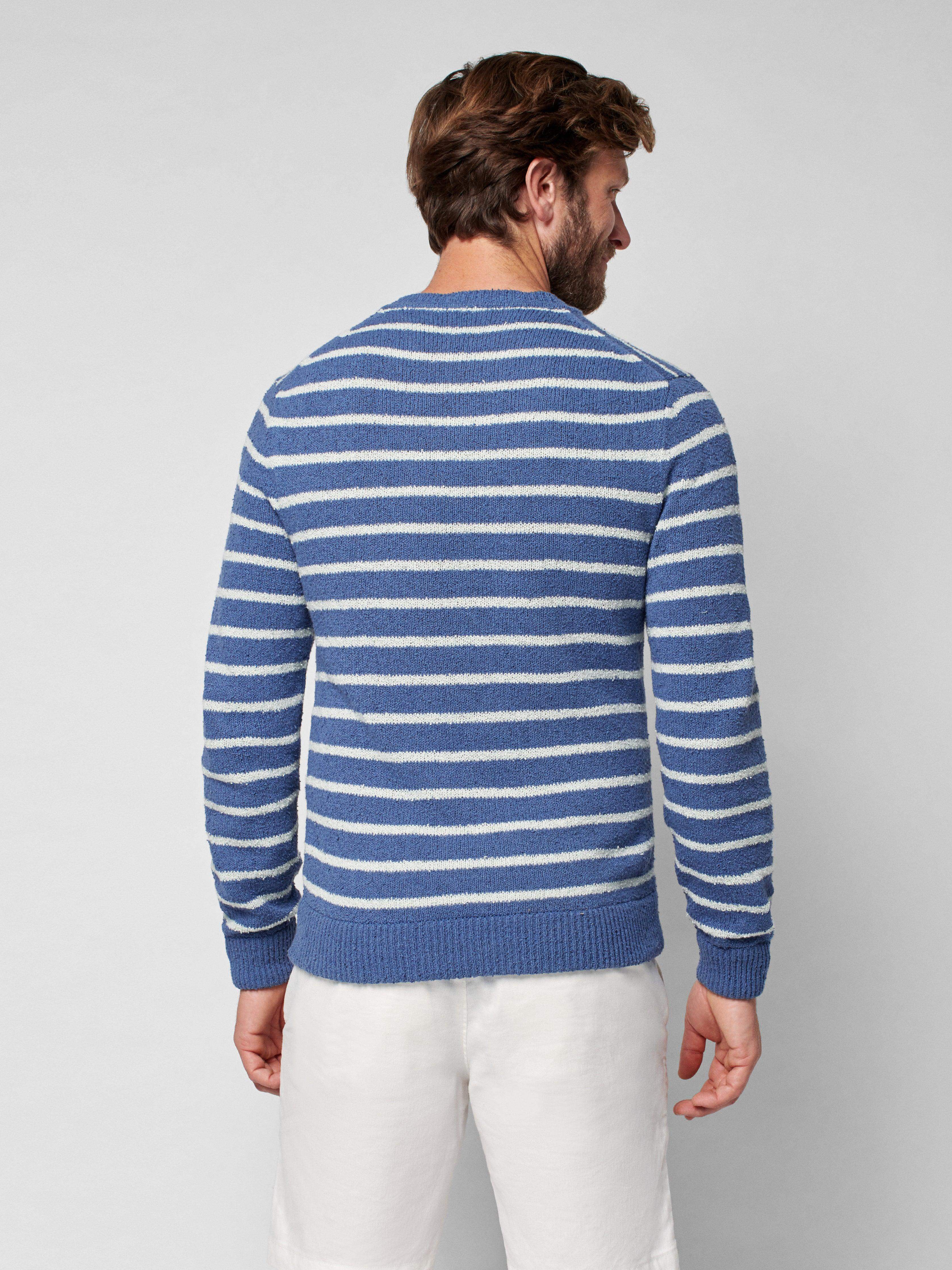 Beach Stripe Sweater - Twilight Seafoam