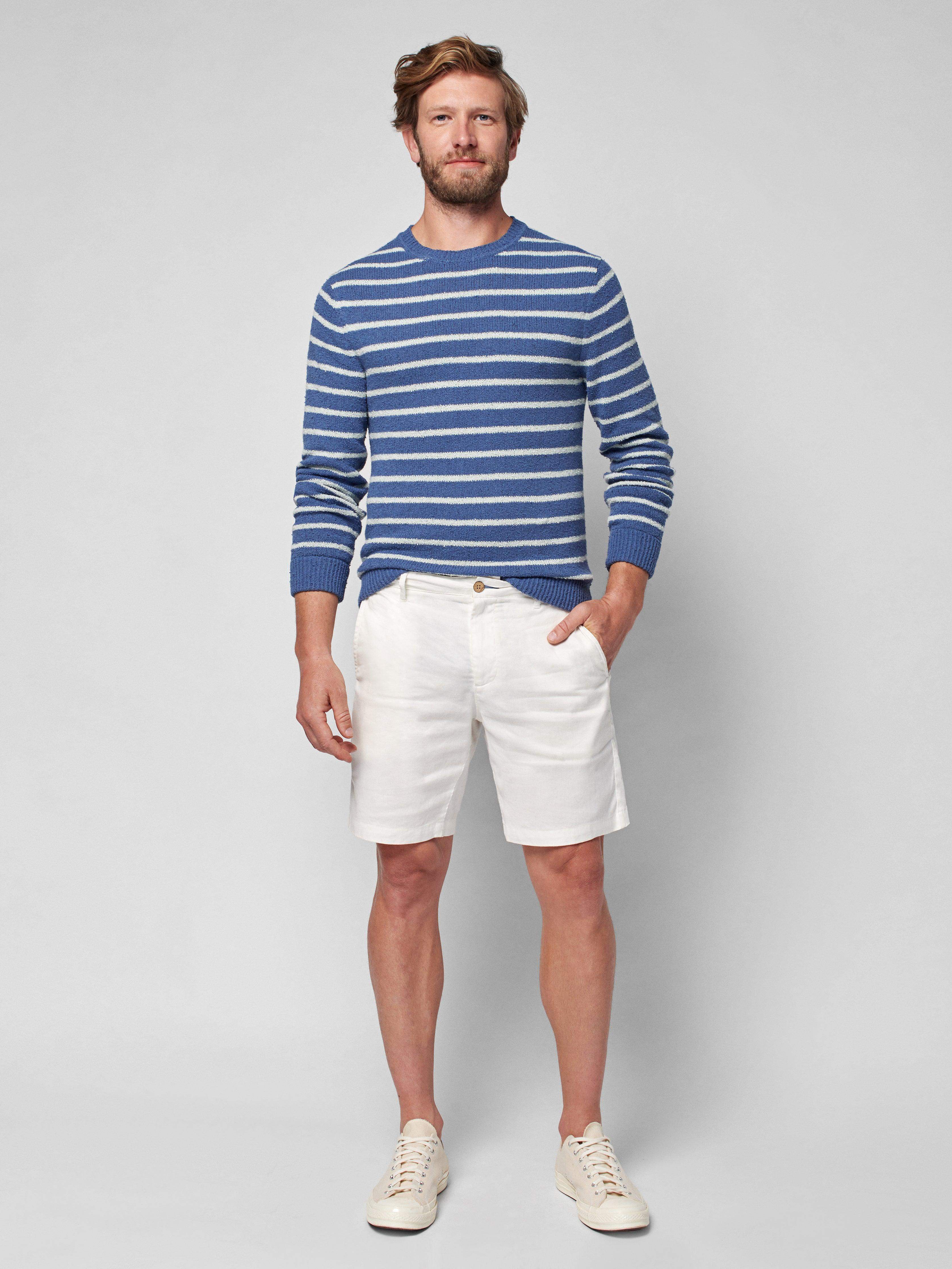 Beach Stripe Sweater - Twilight Seafoam