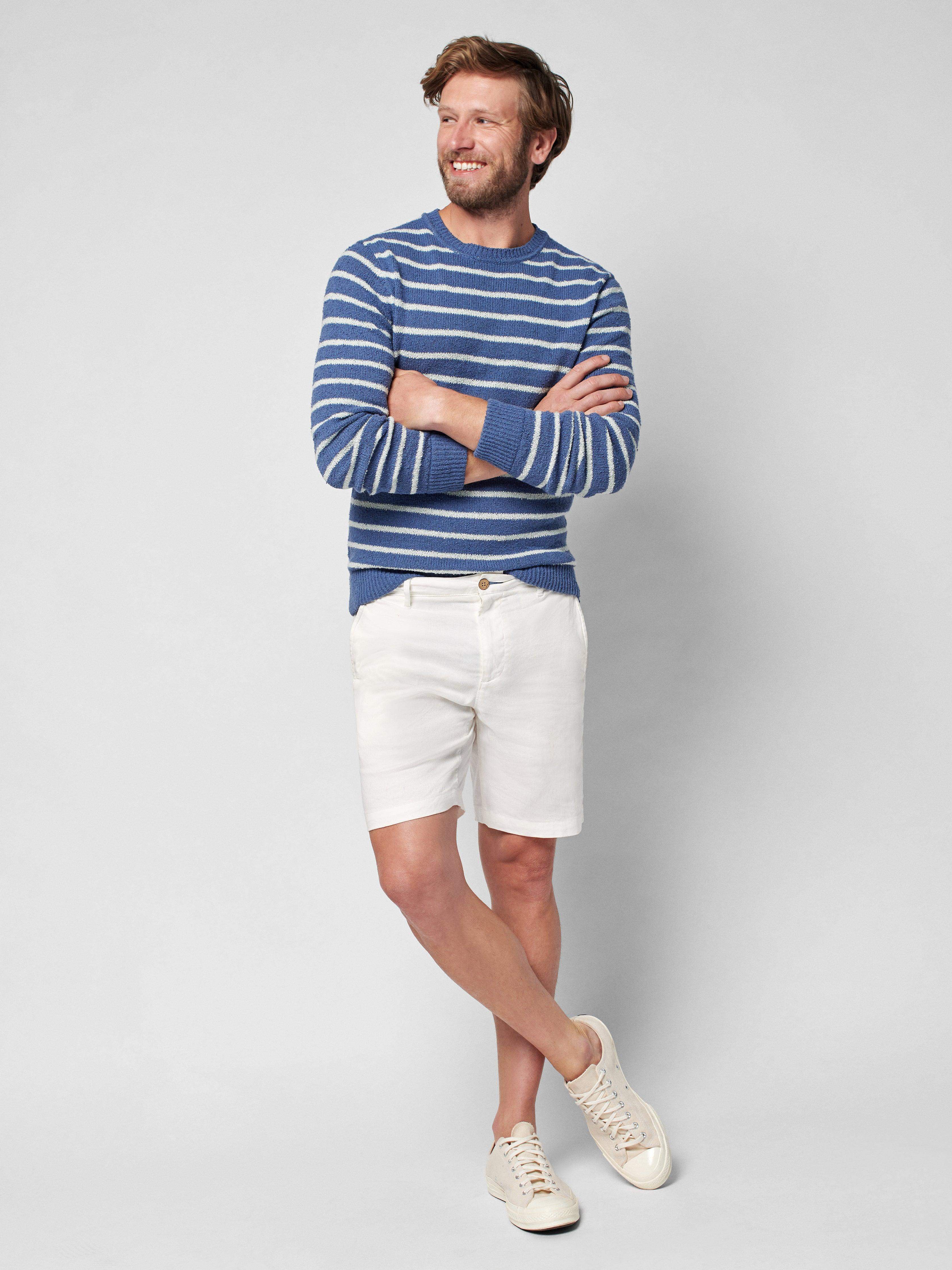 Beach Stripe Sweater - Twilight Seafoam