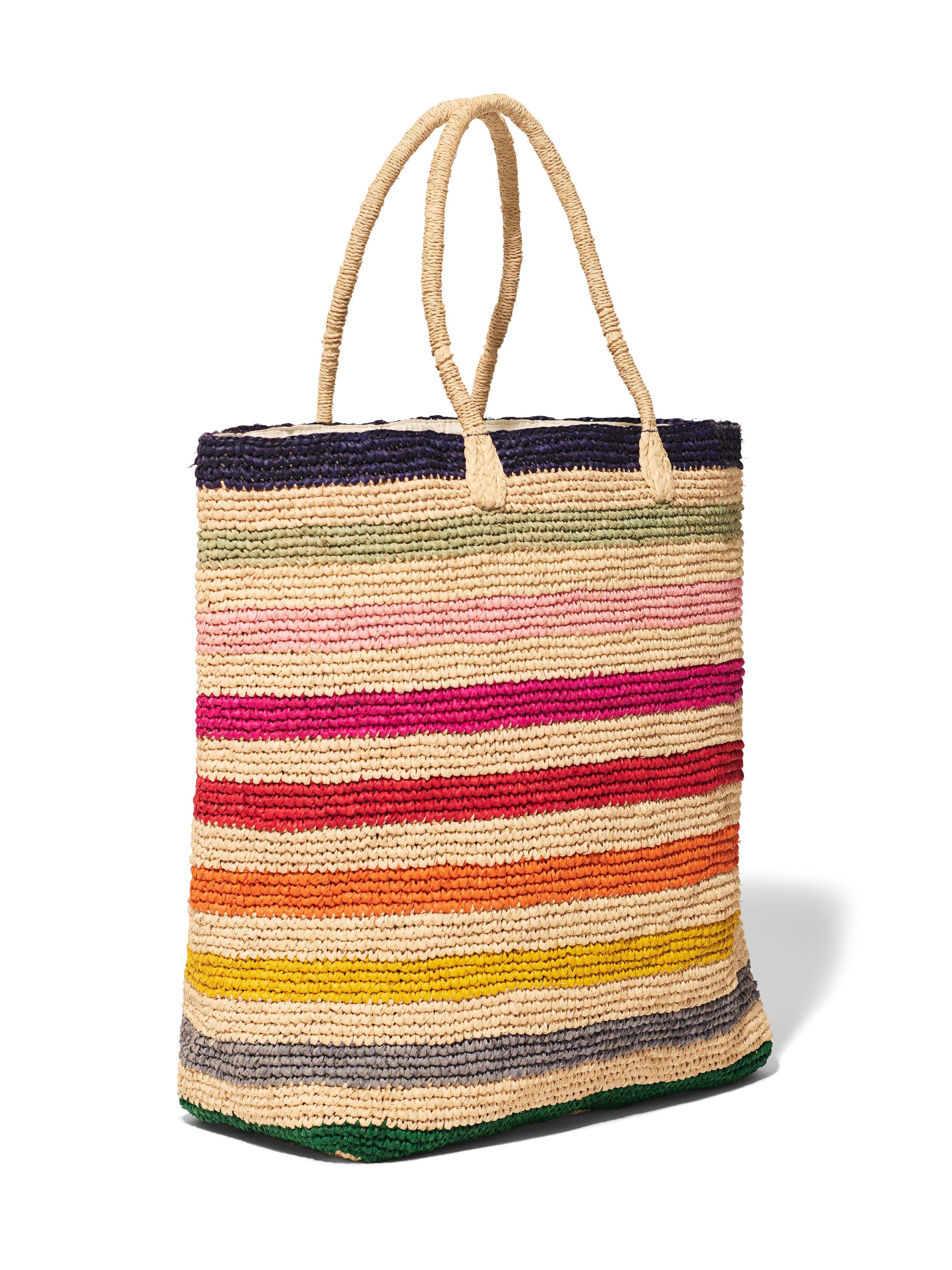 Soleil Straw Tote - Multi