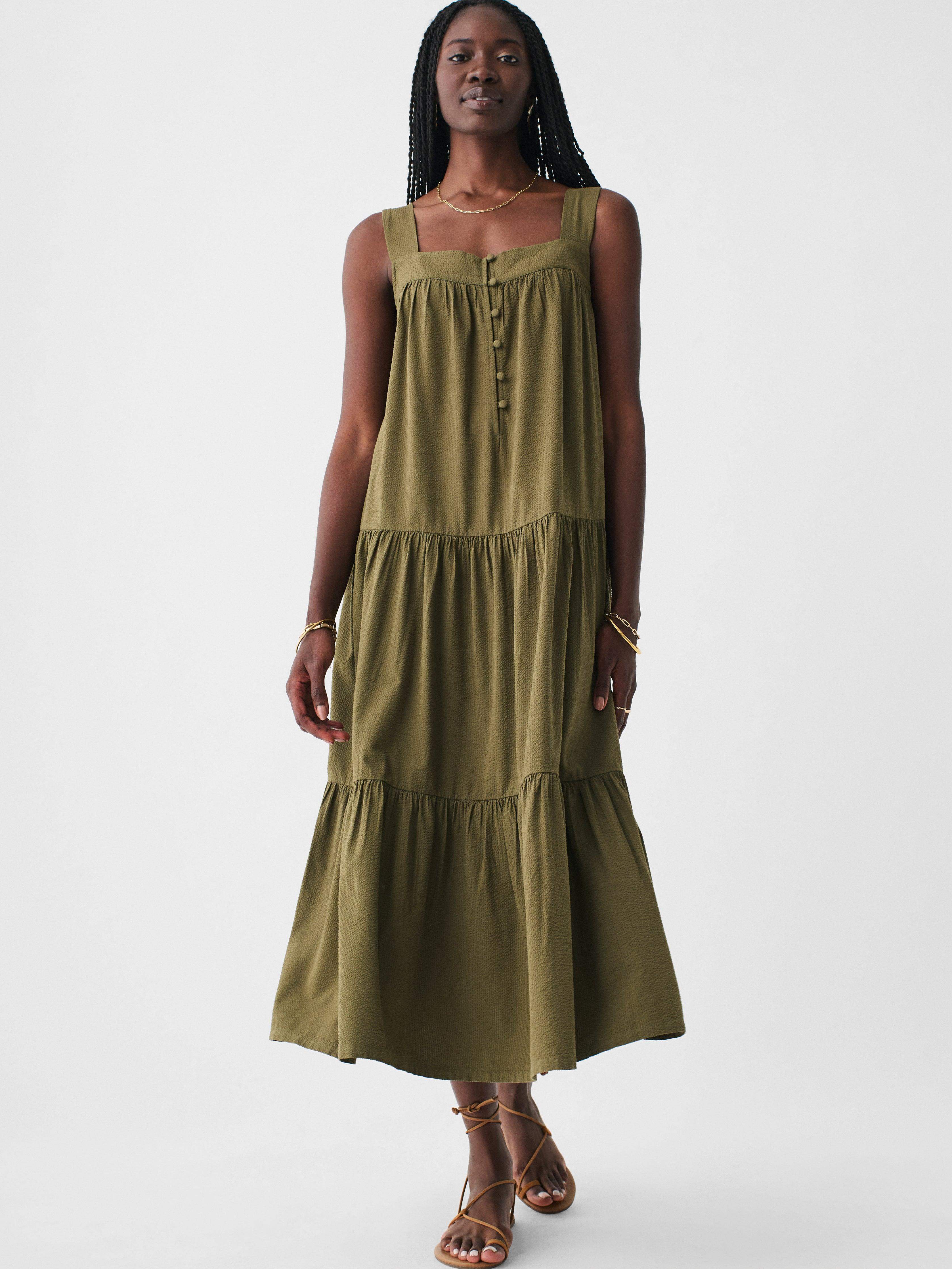 Marina Seersucker Dress