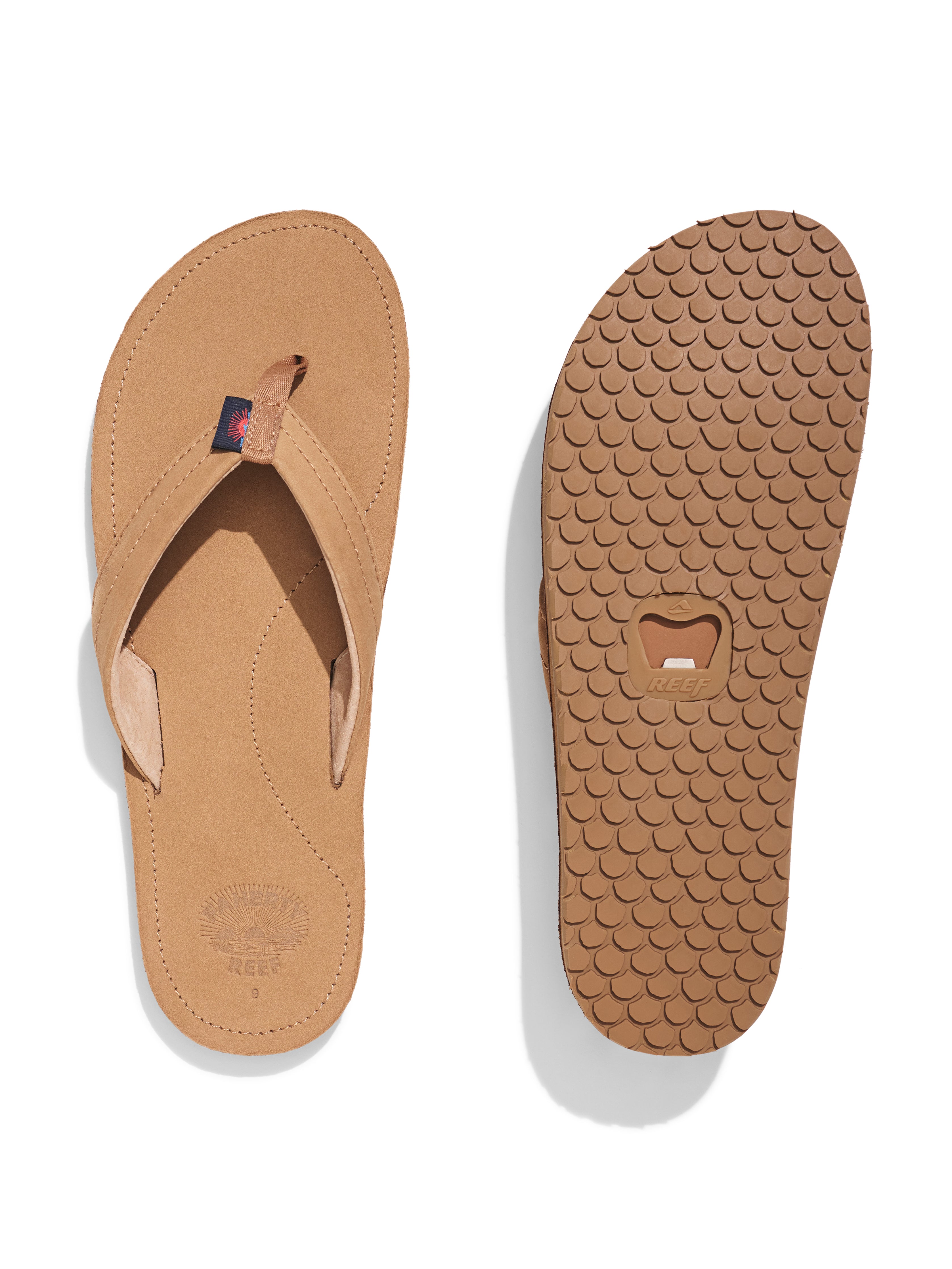 Faherty X REEF Women s Drift Away Flip Flop Bronze