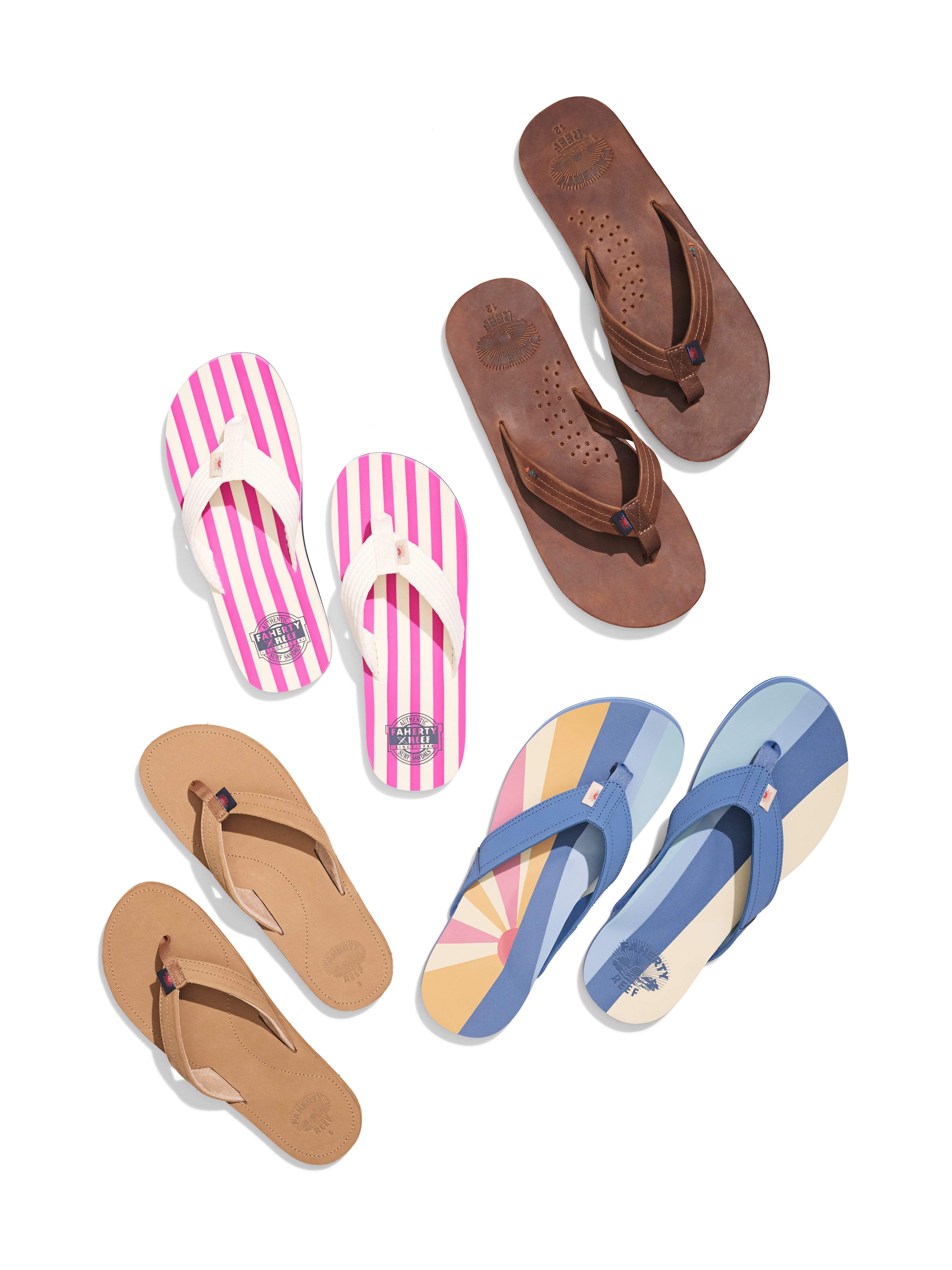 Faherty X REEF Women's Drift Away Flip Flop