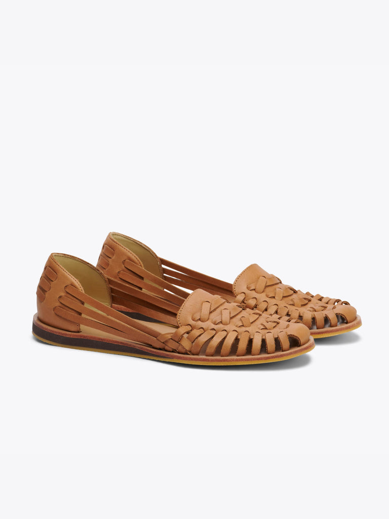 Nisolo Huarache Sandals - Almond | Faherty Brand